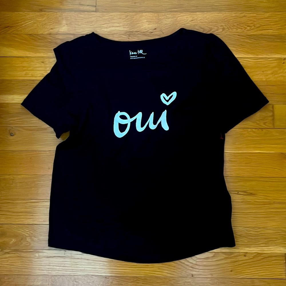 Anthro Oui tee